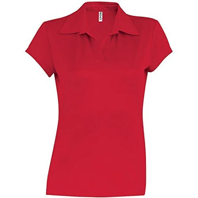 Polo manches courtes Proact Polo sport rouge mc lady Rouge Taille : XS