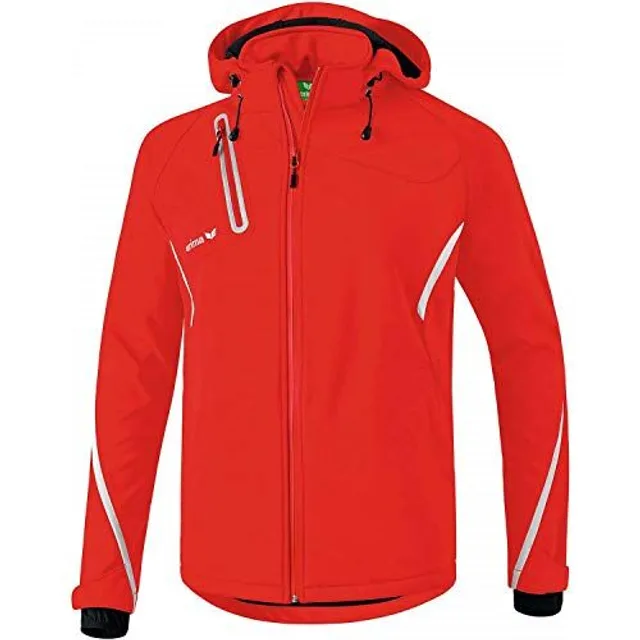 Erima Basic Fonction Veste Softshell Homme, Rouge/Blanc, M