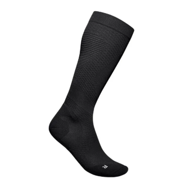 BAUERFEIND Run Ultralight Socks Chaussettes de Compression de Sport Men's, Noir, S, 41-43