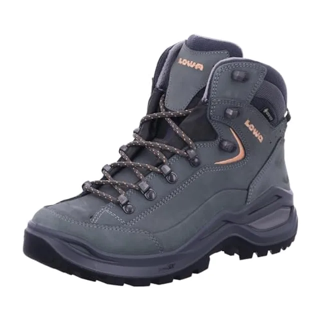 Lowa Renegade Evo GTX Mid Ws - Chaussures randonnée femme Graphite / Apricot 37.5