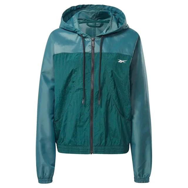 Veste femme Reebok Shiny Woven - Vert