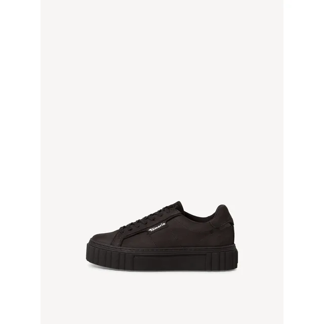 TAMARIS Baskets basses noir / argent