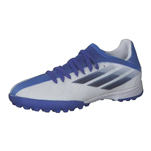 Chaussures de football ADIDAS X SPEEDFLOW3 TF pour enfant - Blanc - Crampons moulés - Terrain synthétique