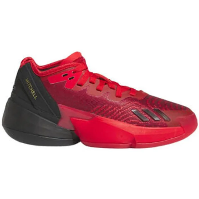 adidas D.O.N. Issue 4 Shoes Kids Basketball Trainers Juniors - Red