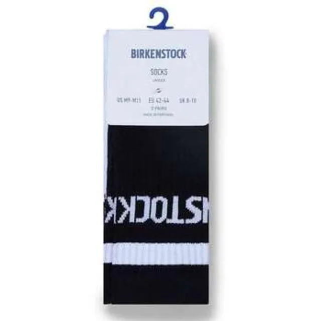 Chaussettes Birkenstock Cotton Crew blanc noir 2 paires - 36