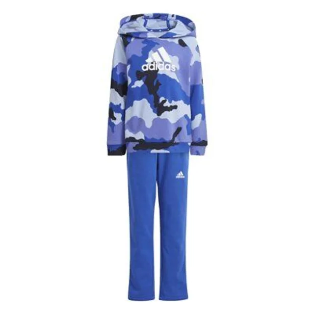 Ensemble sweatshirt à capuche et pantalon de survêtement enfant adidas Essentials Allover Printed