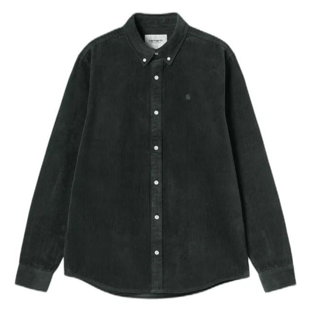 Carhartt L/s Madison Cord T-shirt Noir
