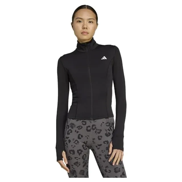 adidas Veste d'entraînement zippée pour femme adulte 2XL Noir