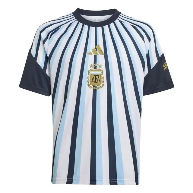 maillot d'entraînement de football enfant argentine domicile pré-match 26