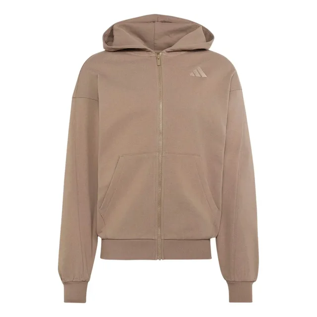 adidas Veste à capuche homme petit logo marron | L