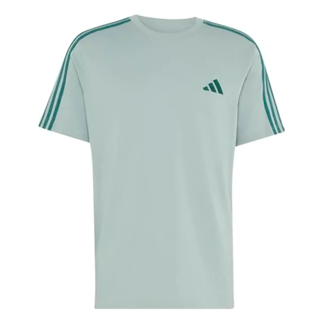 T-shirt adidas M 3 Stripes Sj Lc vert