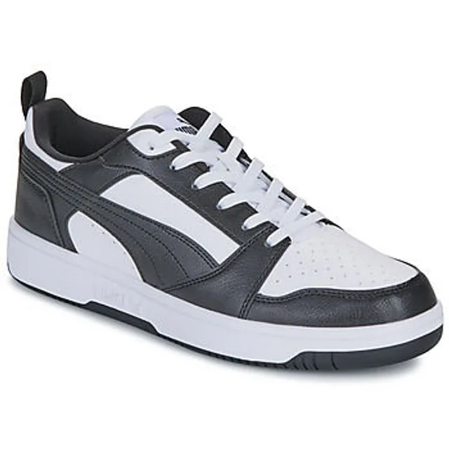 Puma Baskets basses 'Rebound V6' noir / blanc