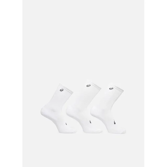 ASICS Chaussettes de tennis - Pack de 3 Unisex-blanc