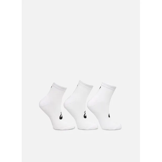 ASICS Chaussettes de tennis - Pack de 3 Unisex-blanc