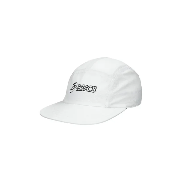 Casquette running asics performance running 5 panneaux blanche
