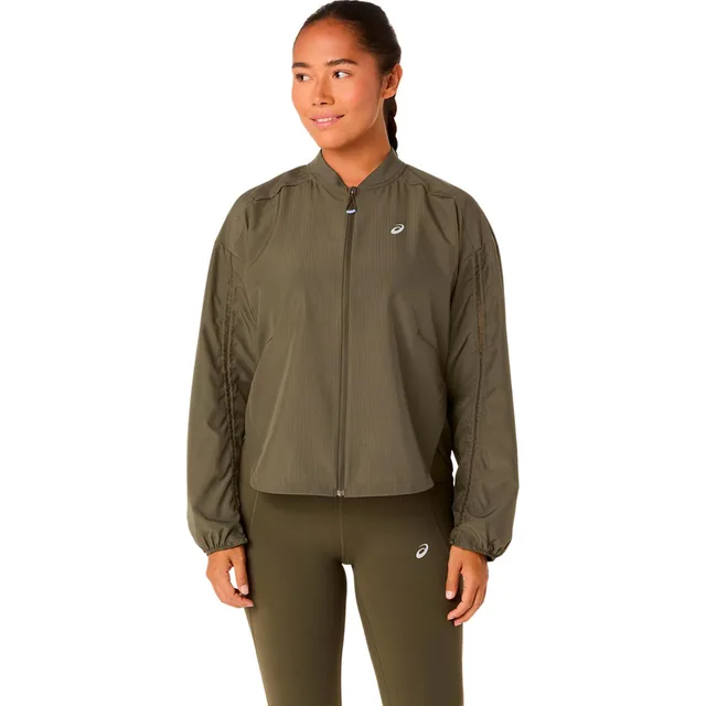 ASICS Veste de running femme Nagino Run Adjustable olive | L