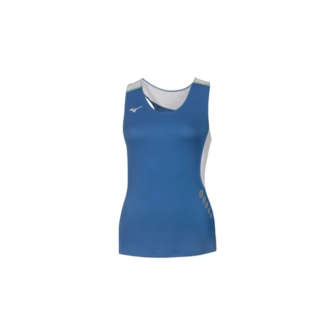 Haut et T-shirt sportswear Mizuno T-shirt sans manche femme premium JPN Bleu
