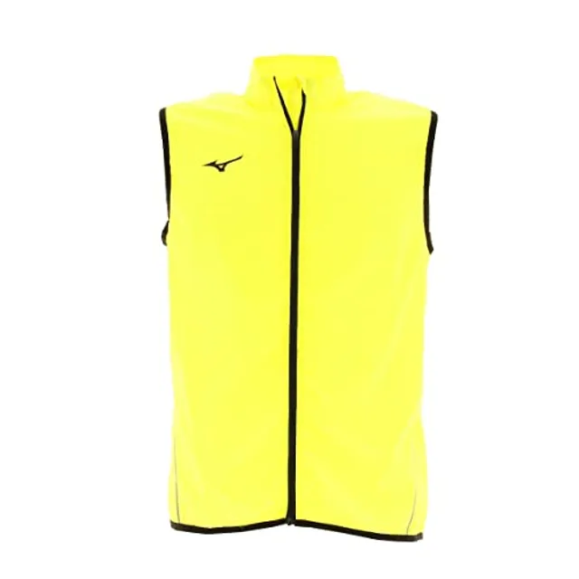 Haut et T-shirt de running Mizuno Vestes de running mizuno gilet train vest jaune flu jaune taille : xl rèf : 15159