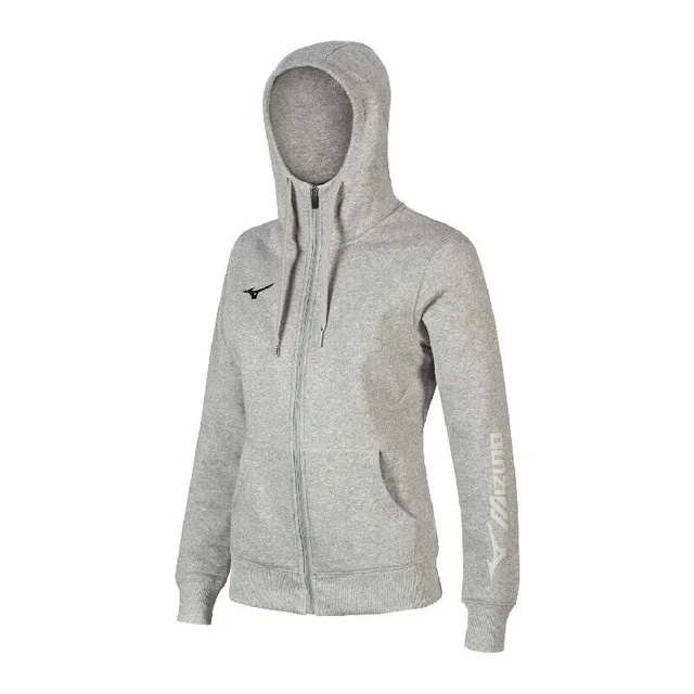 Mizuno Sweat Fz Hoodie W Sweat-Shirt pour Femme, Femme, Sweats, 32EC9700, Noir, XXL