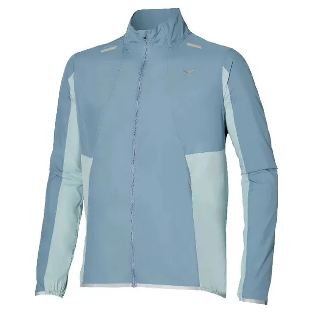 Mizuno Tech Light Jacket Veste Running Hommes - Bleu Petrol