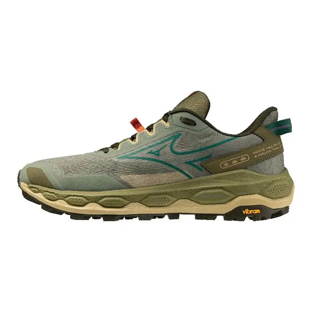 Chaussures Running Trail vertes Homme Mizuno Wave Mujin 11