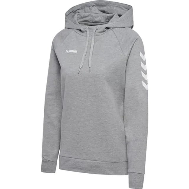 Hummel Sweat de sport gris / blanc