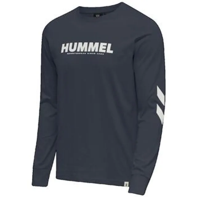 Hummel T-Shirt fonctionnel 'Legacy' bleu-gris / blanc