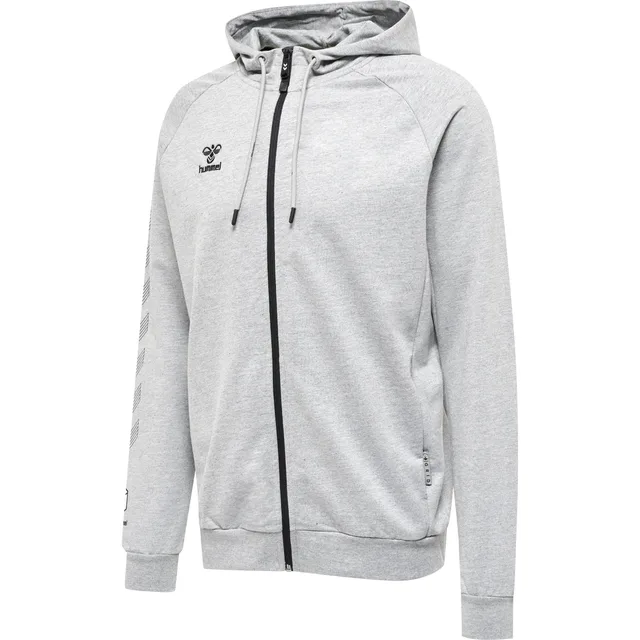 Hummel Veste de survêtement 'MOVE' gris chiné / noir