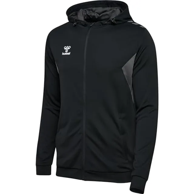 Hummel Veste de survêtement 'AUTHENTIC Poly' gris / noir / blanc