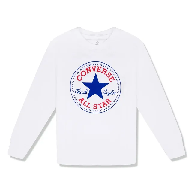 Converse T-Shirt bleu / rouge / blanc