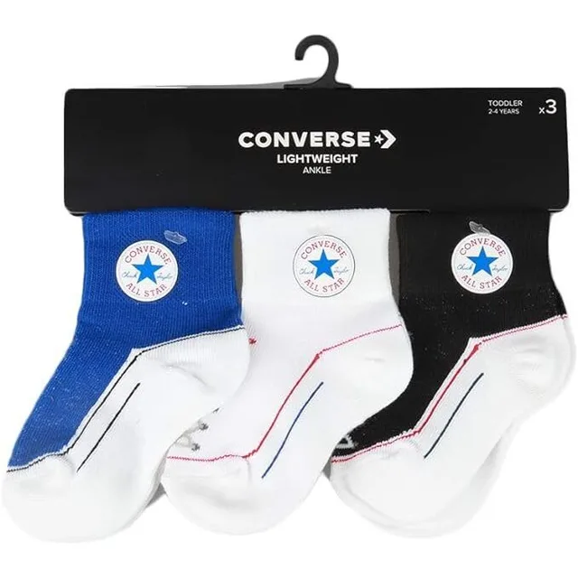 Lot de 3 paires de chaussettes striées enfant Converse