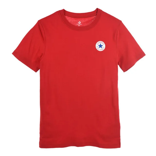 CONVERSE T-Shirt bleu / rouge / blanc