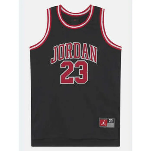 Jordan T-Shirt rouge / noir / blanc
