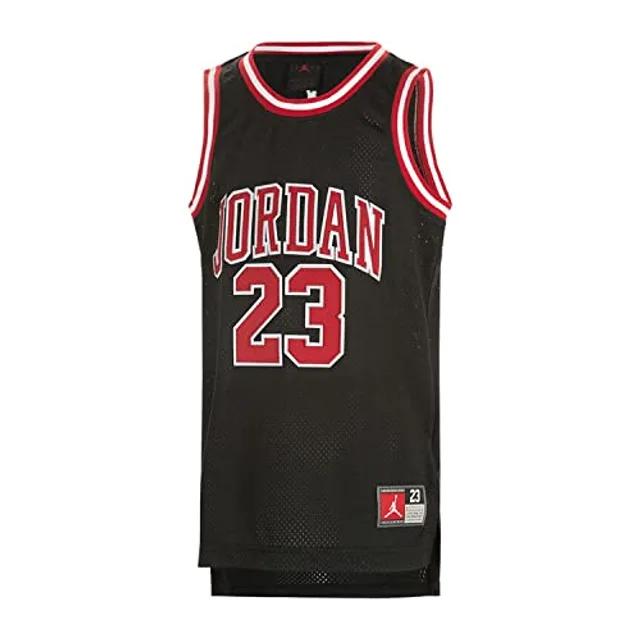 Jordan T-Shirt rouge / noir / blanc