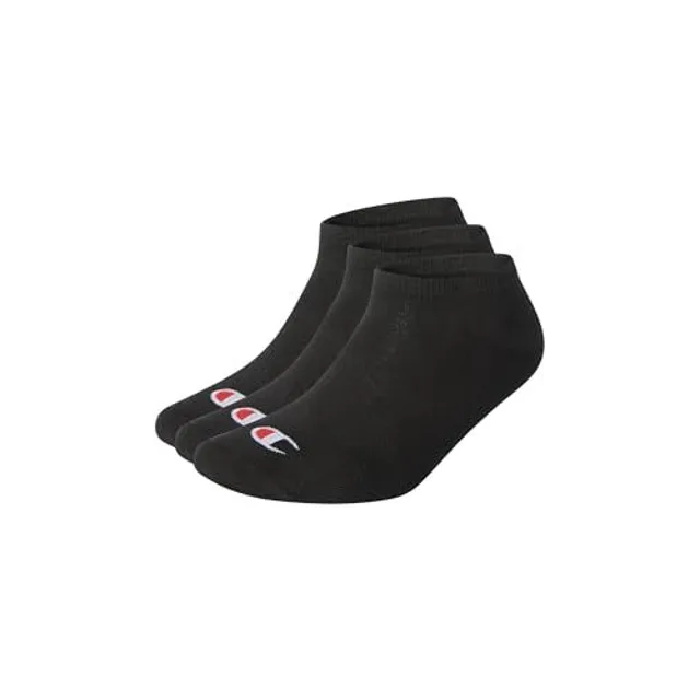 Champion Core Socks 3pp Sneaker Chaussettes, Noir, 39-42 Mixte