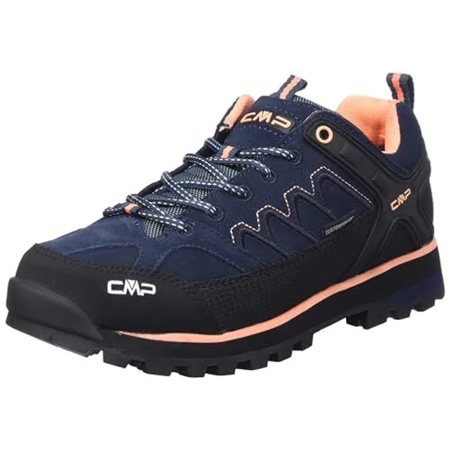 CMP Moon Low Wmn WP - Chaussures randonnée femme Blue Ink / Sunrise 37