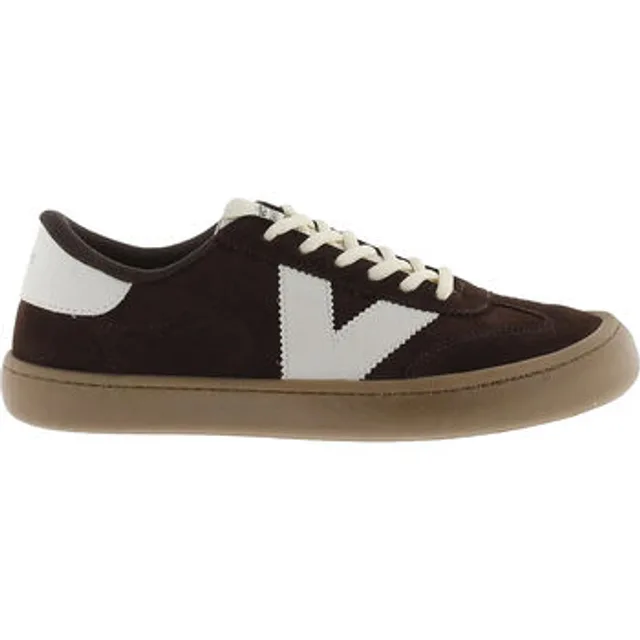 Baskets basses Victoria BASKET OLMO CROÛTE DE CUIR BAREFOOT CARAMEL 1186103