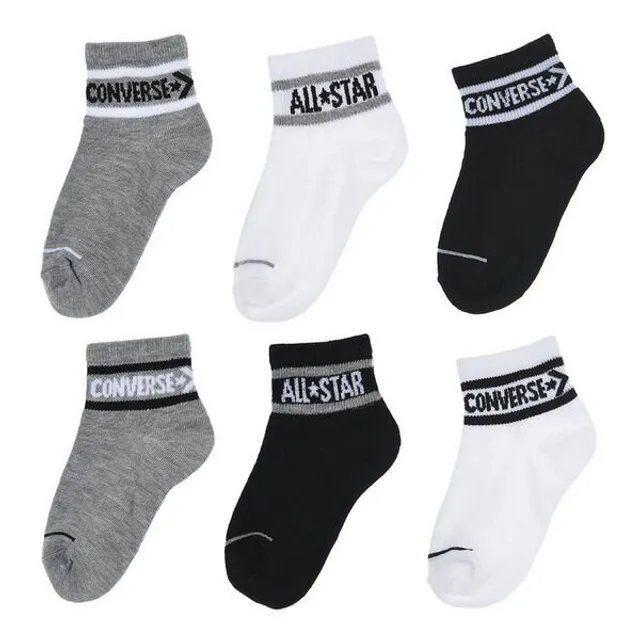Chaussettes enfant Converse CHN Basic Wordmark Quarter (x6)