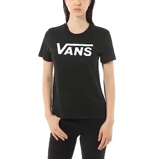 Vans T-shirt 'WM FLYING V CREW' noir / blanc