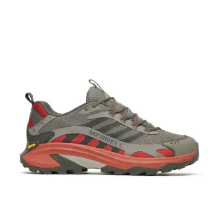 Chaussures Merrell Moab Speed 2 GORE-TEX gris olive rouge foncé noir