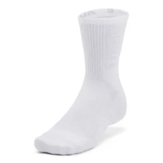 Chaussettes de sport Under Armour Heatgear Maker Mid Crew Blanc 3 paires-Noir-42-46 42-46 Noir