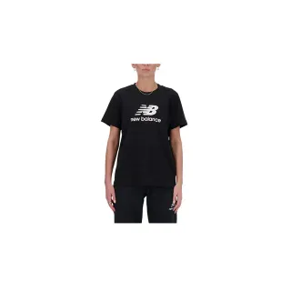 New Balance pour femme. WT41502 T-shirt Sport Essentials noir (S), Casuel, Coton, Manche courte