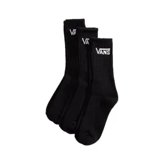 Chaussettes Vans Classic Crew noir blanc 3 paires - XL