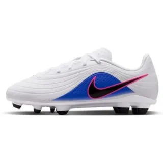 Bottes de football nike tiempo maestro club fg/mg enfant blanc/bl