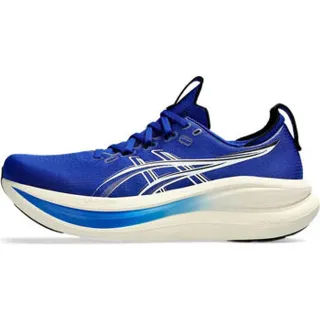 ASICS GEL-NIMBUS 28 Chaussure de running sans stabilisateurs Hommes - bleu, beige