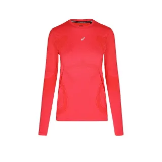 ASICS T-shirt de running sans coutures Road pour femmes rouge | XS