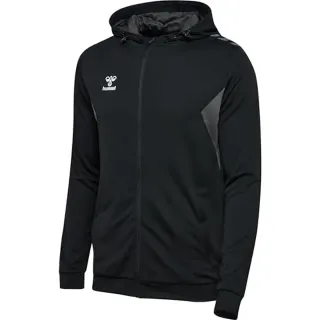 Hummel Veste de survêtement 'AUTHENTIC Poly' gris / noir / blanc