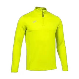 Joma Sweat Running Night Maillot de survêtement, Jaune Fluo, S Homme
