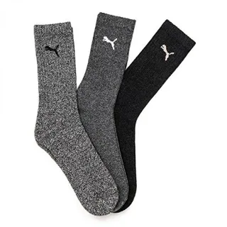 Chaussettes de tennis Puma Chaussettes de tennis Logo grisanth tripack Gris Taille : 39 rèf : 03395