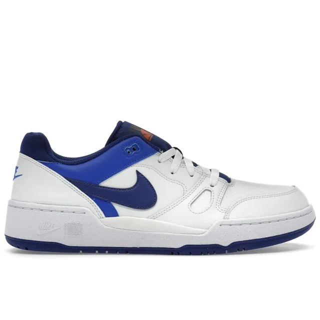 Nike Full Force Low Summit White Racer Blue Deep Royal Blue